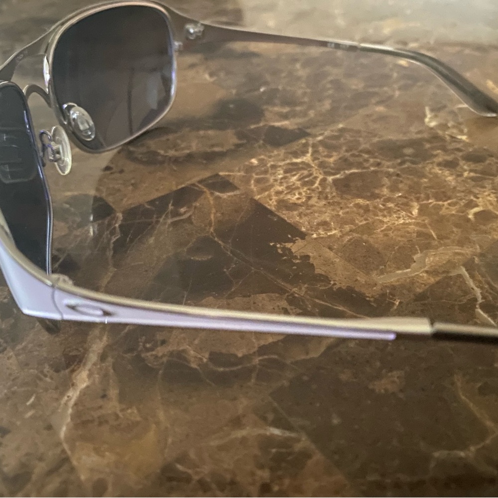 Oakley Women's Glasses - Silver and Black